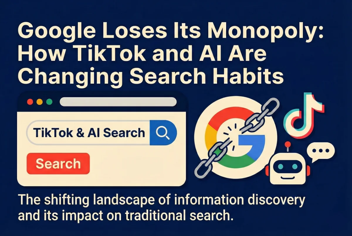 Google Loses Its Monopoly: How TikTok and AI Are Changing Search Habits